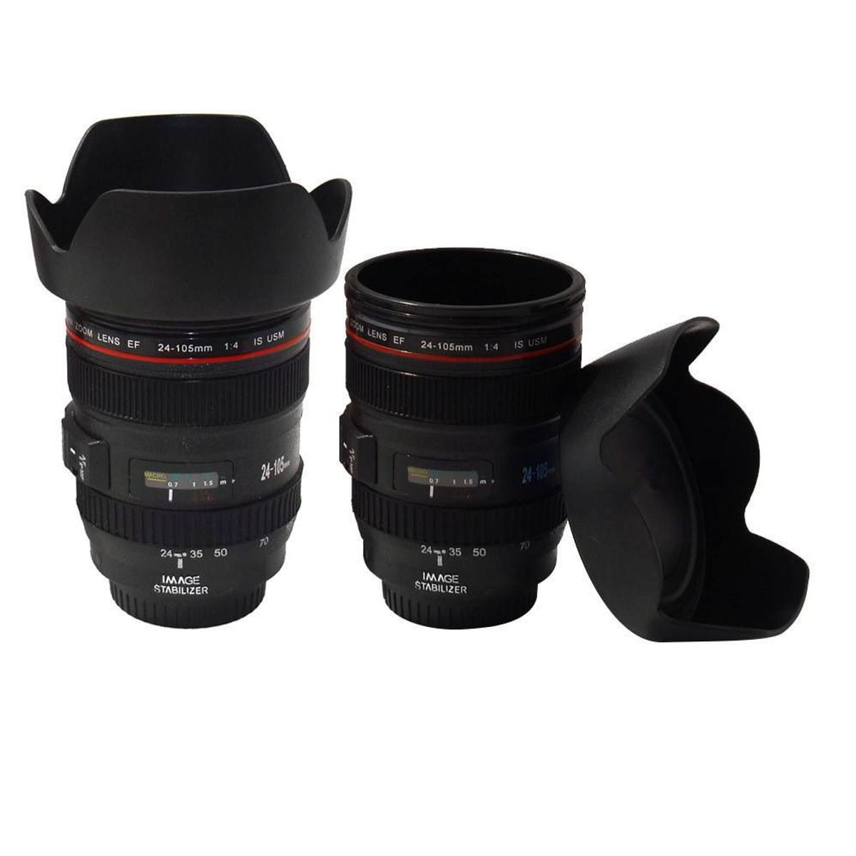 GENERICO - Taza Lente Térmica Camara Mug Fotográfico Inoxidable