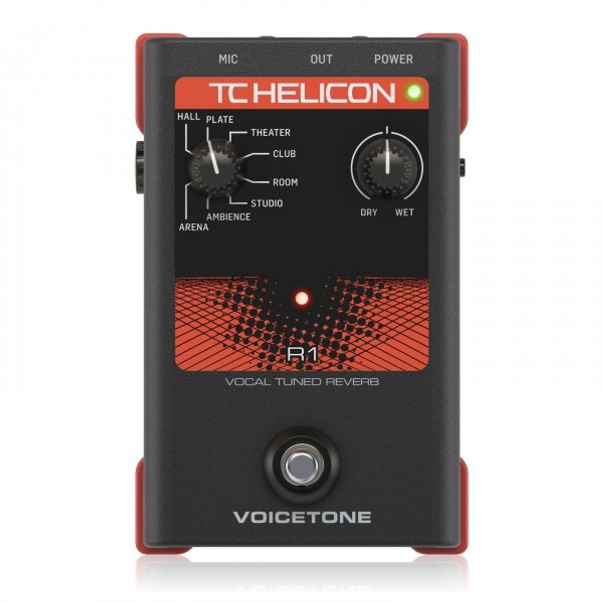 TC HELICON - TC HELICON VOICETONE R1 EFECTO DE VOZ REVERB