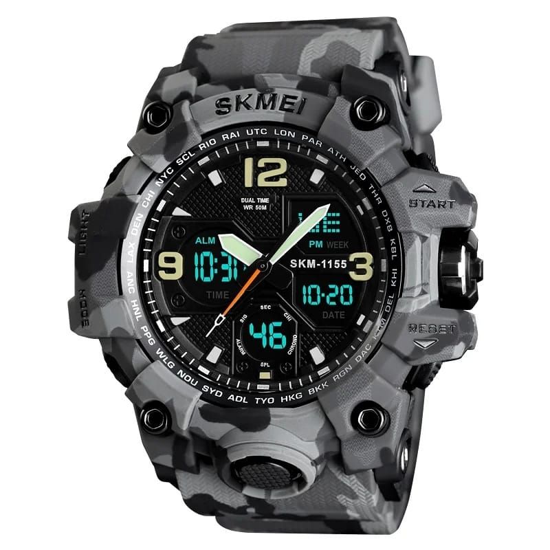 Reloj hombre Skmei militar deportivo cronógrafo calendario SMAEL