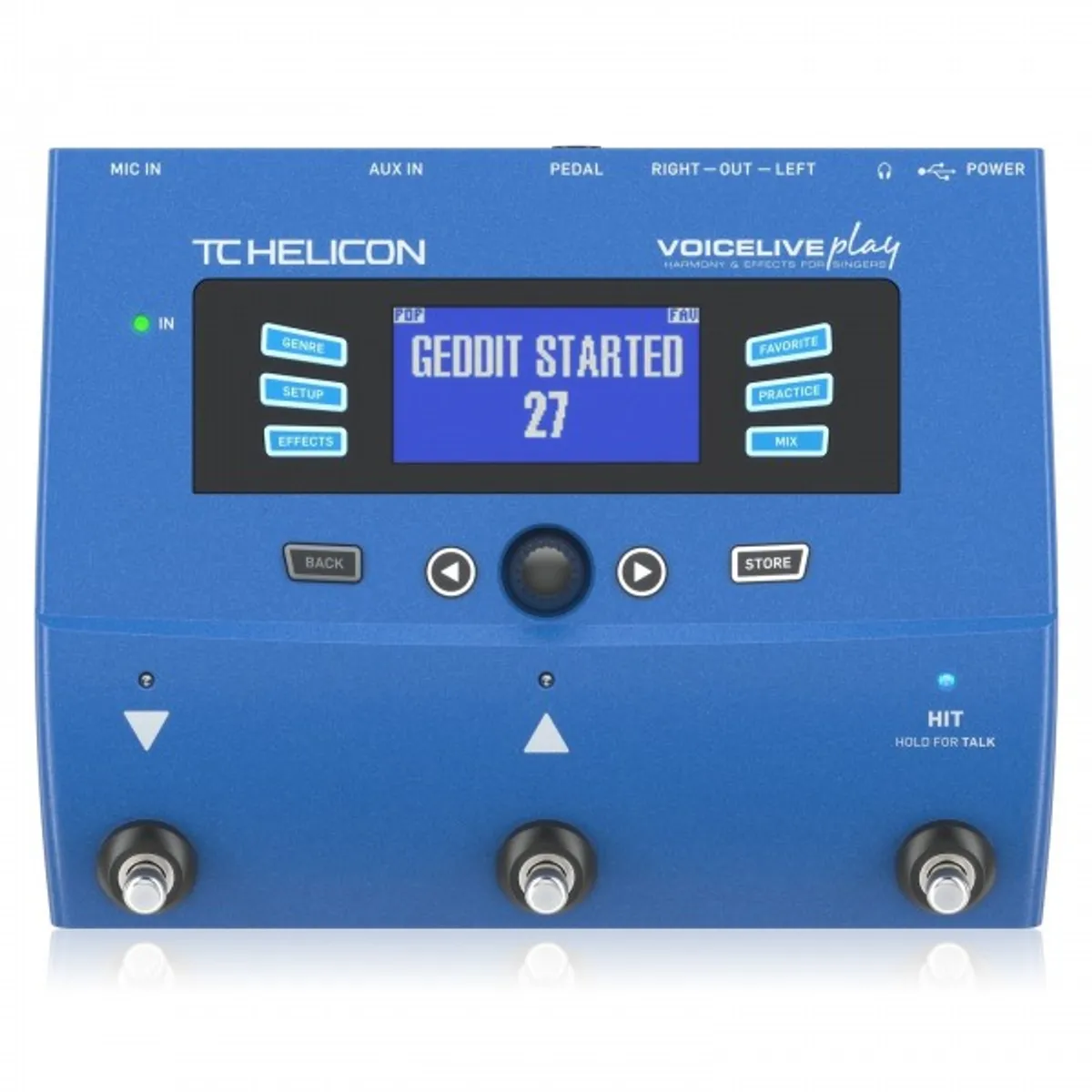 TC HELICON - TC HELICON VOICELIVE PLAY PEDAL DE EFECTOS PARA VOZ
