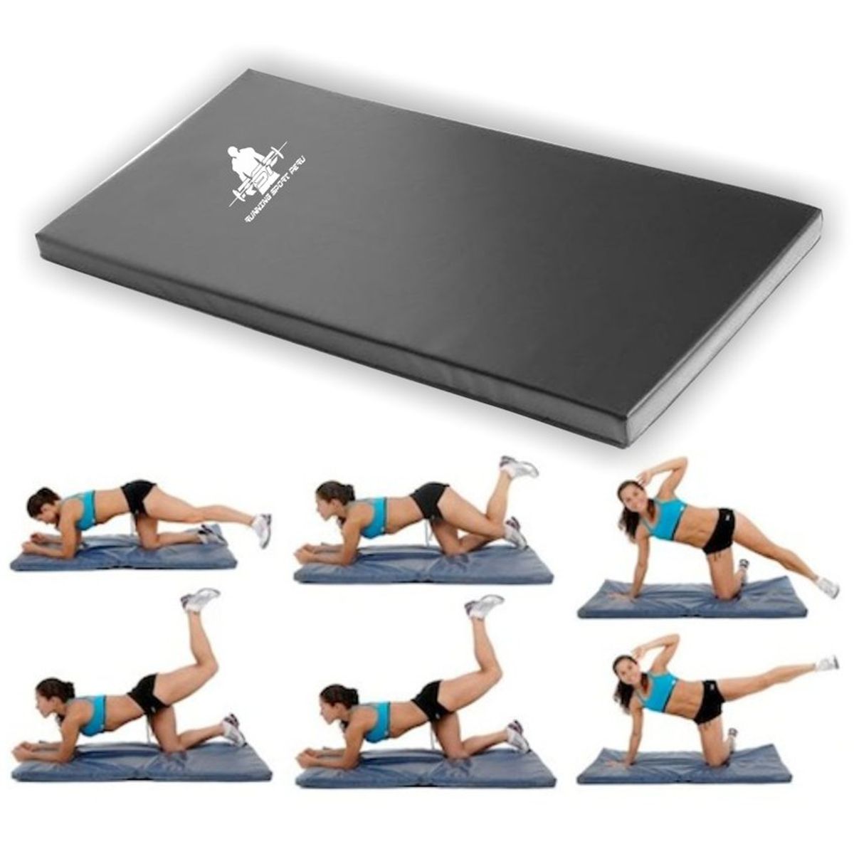 RUNNING SPORT PERU - Colchoneta para Gimnasio de 1.50 Metros