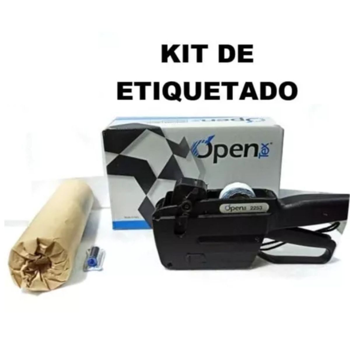 GENERICO - Pistola Etiquetadora Open 2253 Codificador - Kit Completo