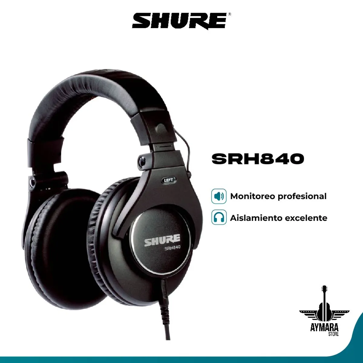SHURE - SHURE SRH840 AUDIFONOS DE MONITOREO