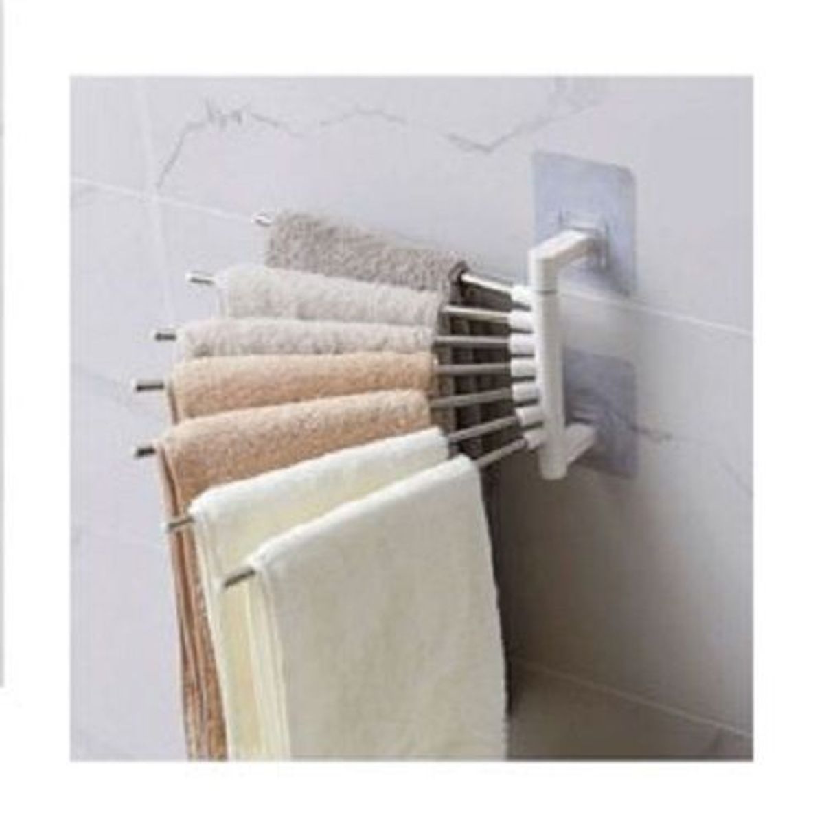 GENERICO - Toallero rack colgador soporte de Baño 8 capas