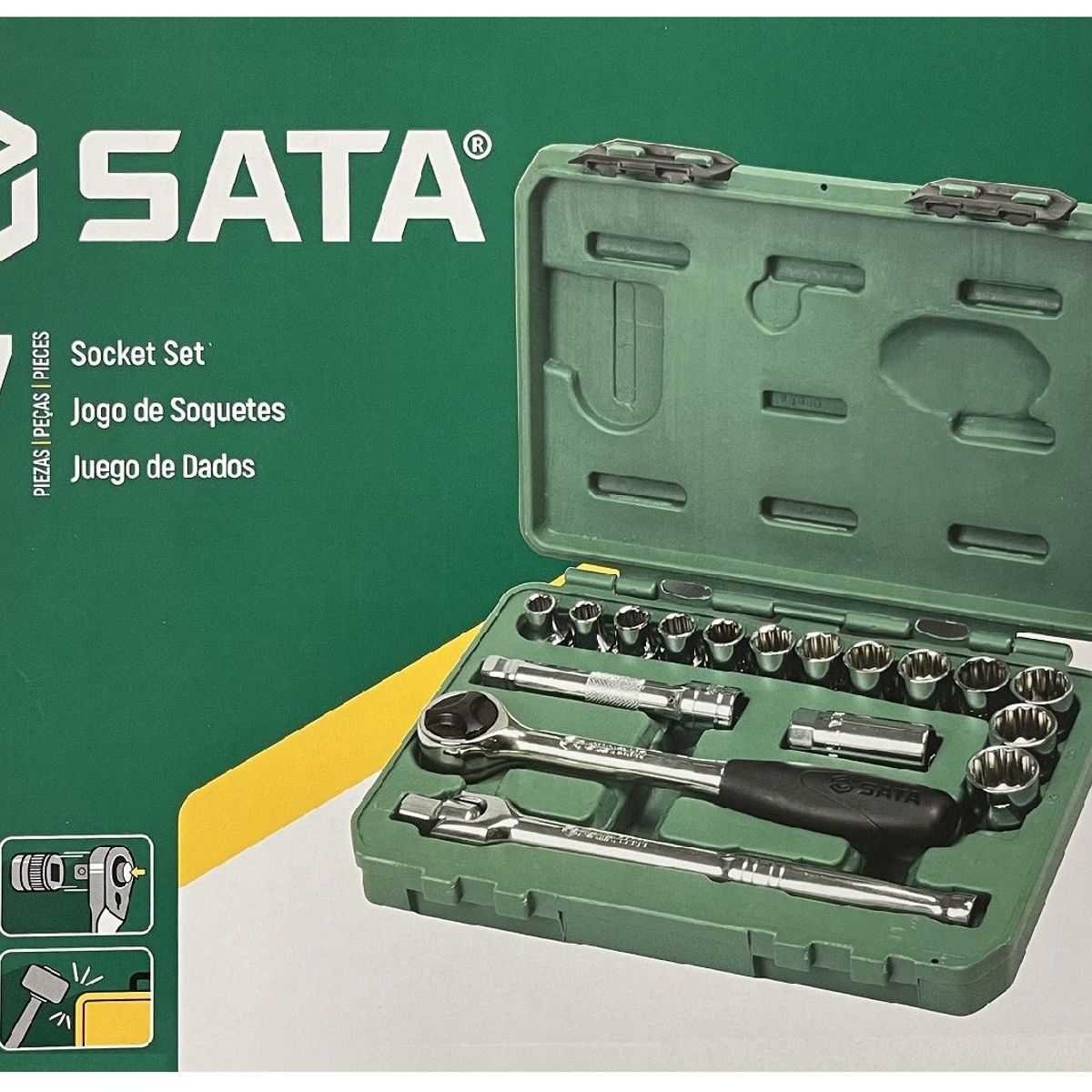 SATA - JGOX17PZA DADOS EN JGO MM 1/2 10-24MM 09086 SATA