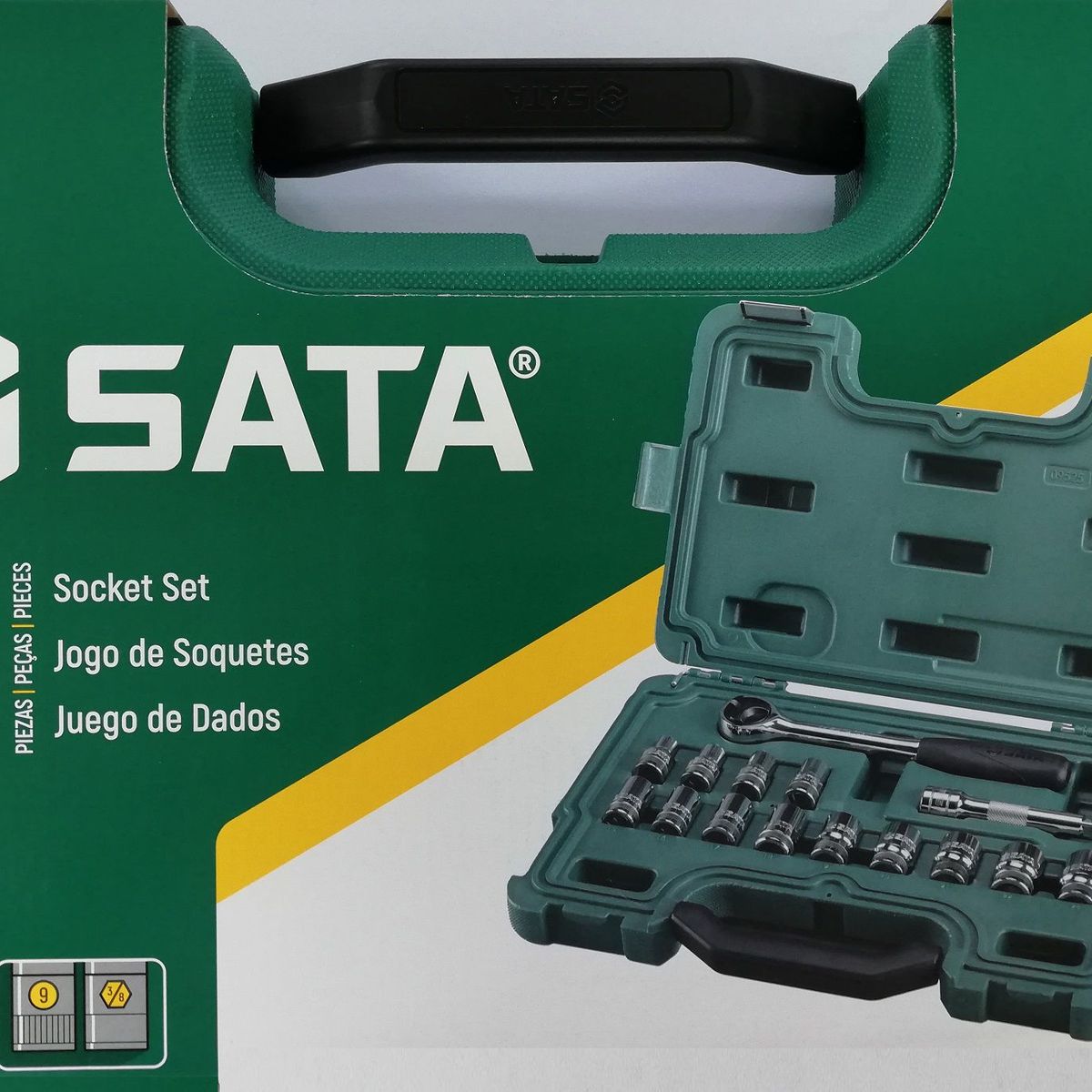 SATA - JUEGO 15 PIEZAS DADOS EN 1/2” 10-24MM ST09525SJ SATA