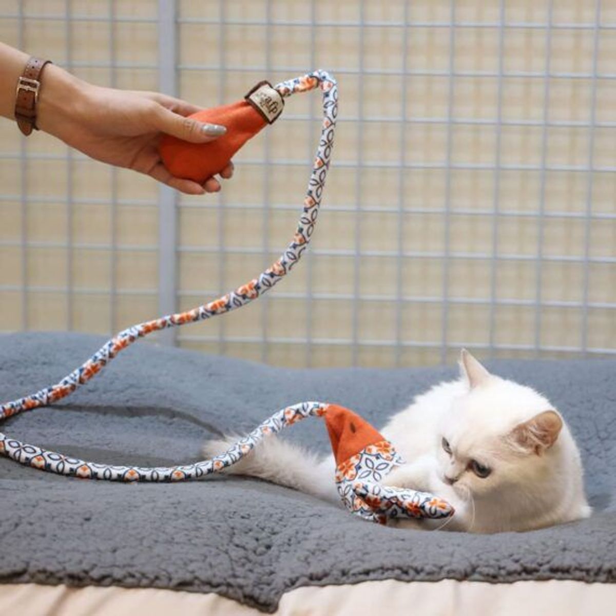 ALL FOR PAWS - Juguete para Gatos Pescado Bailarín Vintage