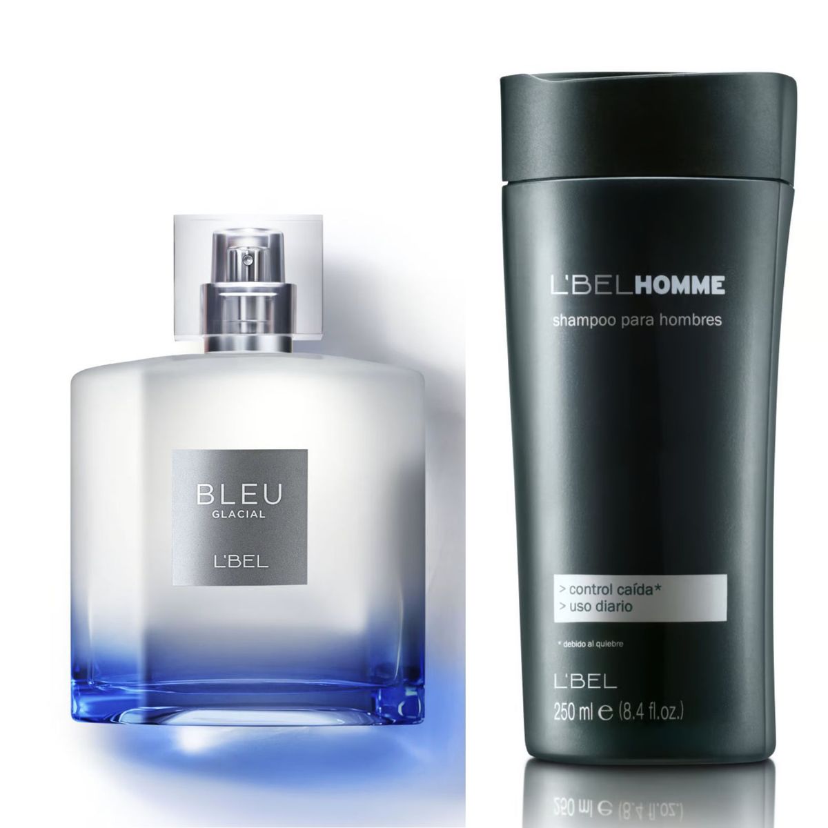 LBEL - Set para Hombre Bleu Glacial Eau de Parfum y Shampoo Homme