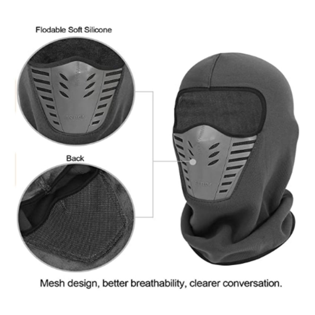 RUNNING SPORT PERU - Mascara Ninja Térmica para Ciclismo y Deportes de Montaña