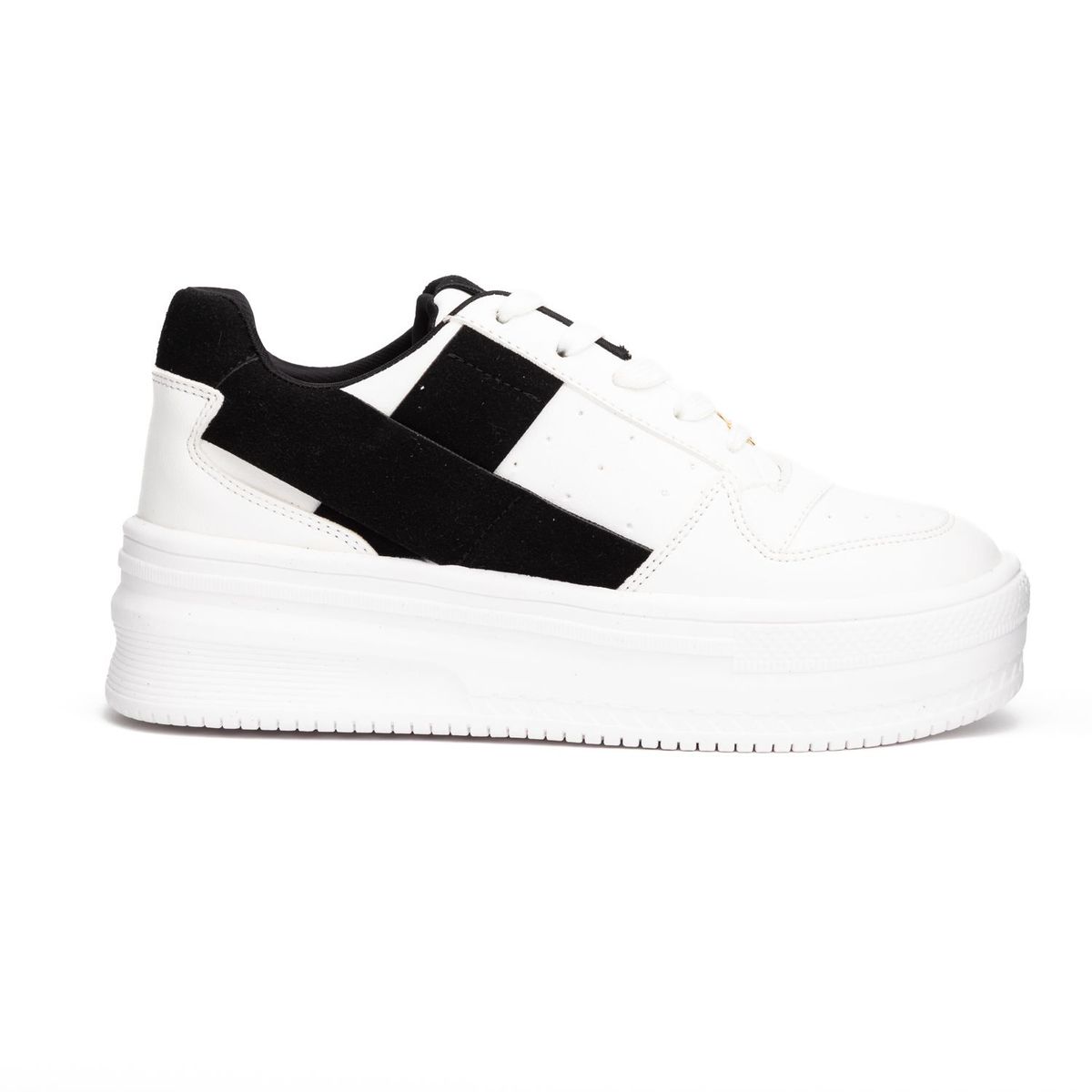 NEBULA - Zapatilla Krabi - Blanco con Negro