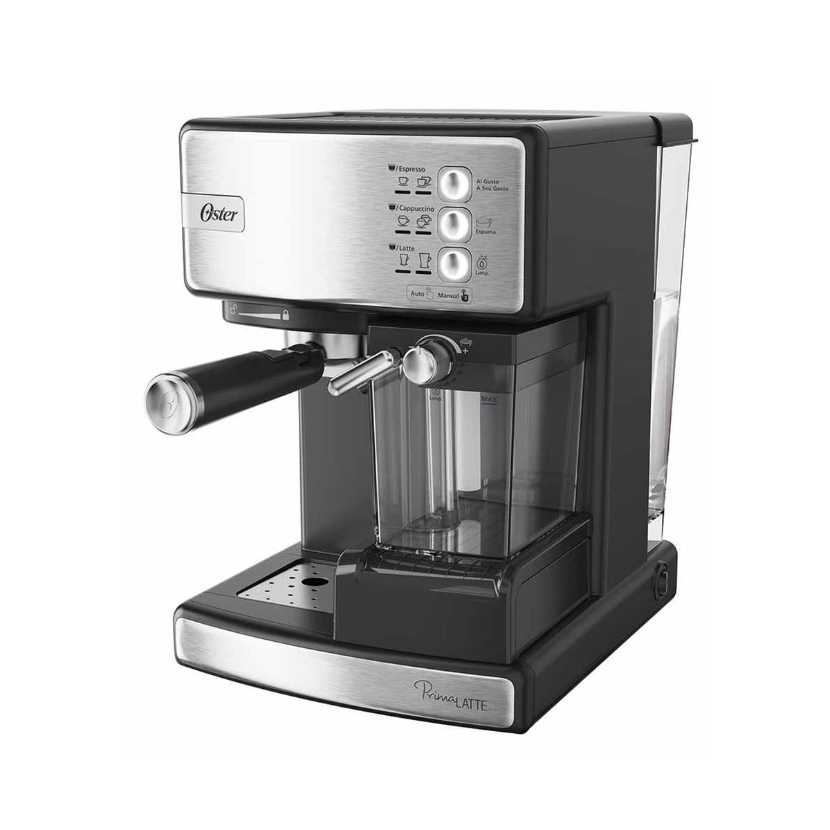 OSTER - Cafetera Oster BVSTEM6603SS Automática de Espresso Prima Latte I