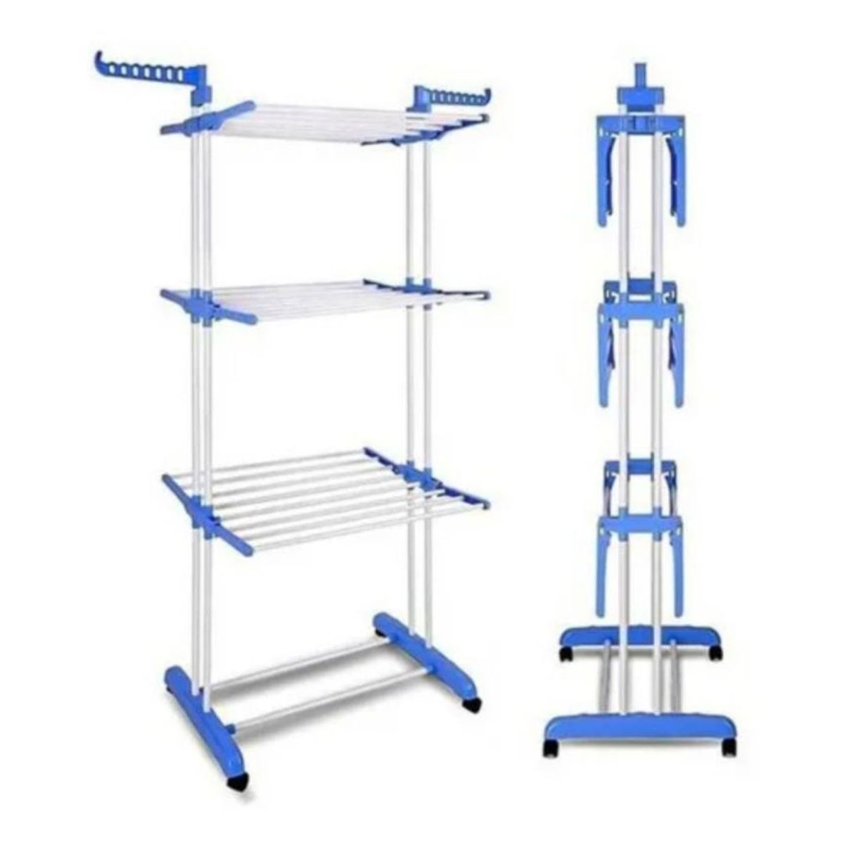 OEM - Tendedero de Ropa Plegable 3 Niveles Multifuncional