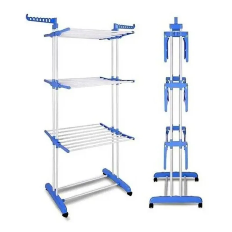 OEM - Tendedero de Ropa Plegable 3 Niveles Multifuncional
