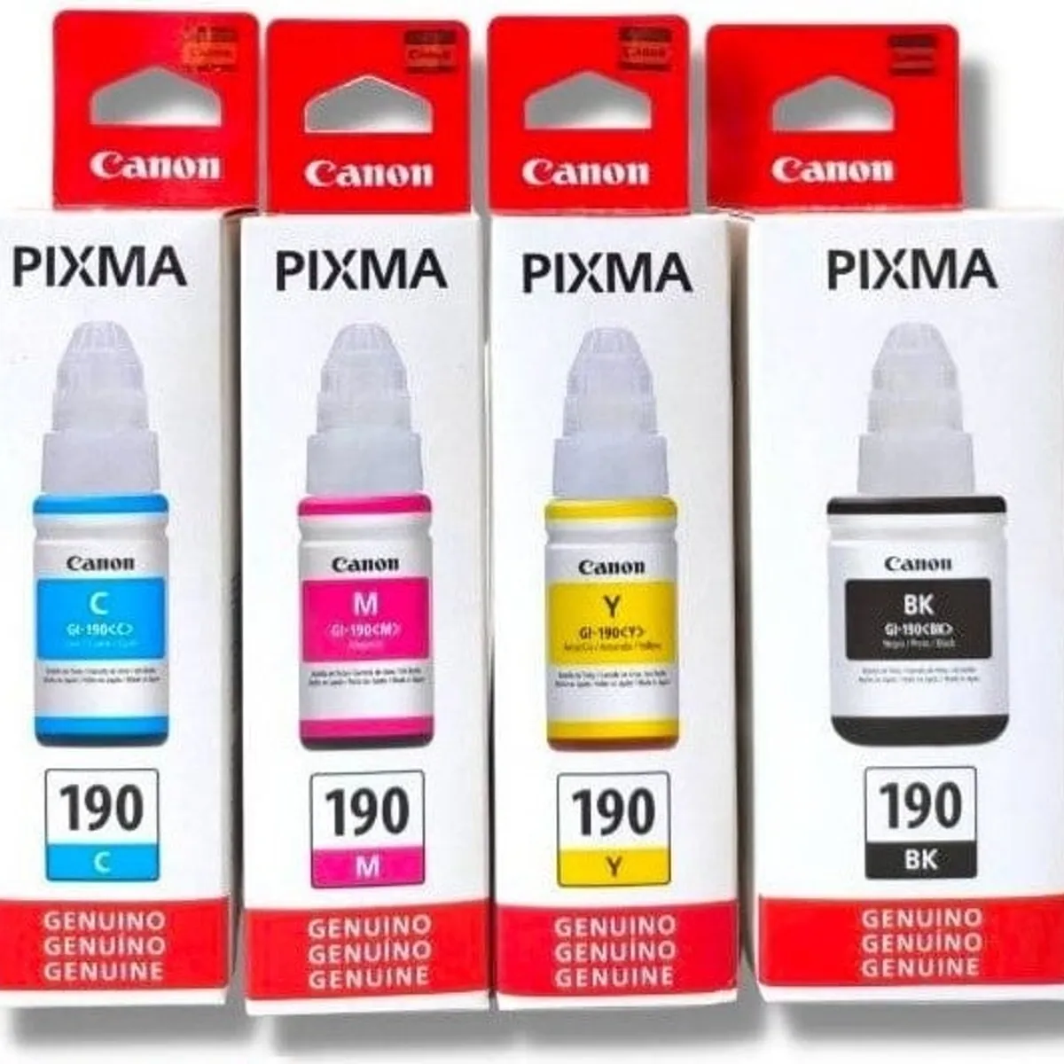 CANON - Tinta Canon GI-190 kit x4 Colores CMYBK