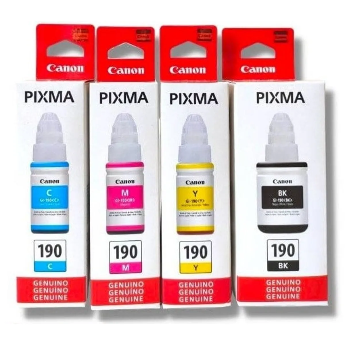 CANON - Tinta Canon GI-190 kit x4 Colores CMYBK