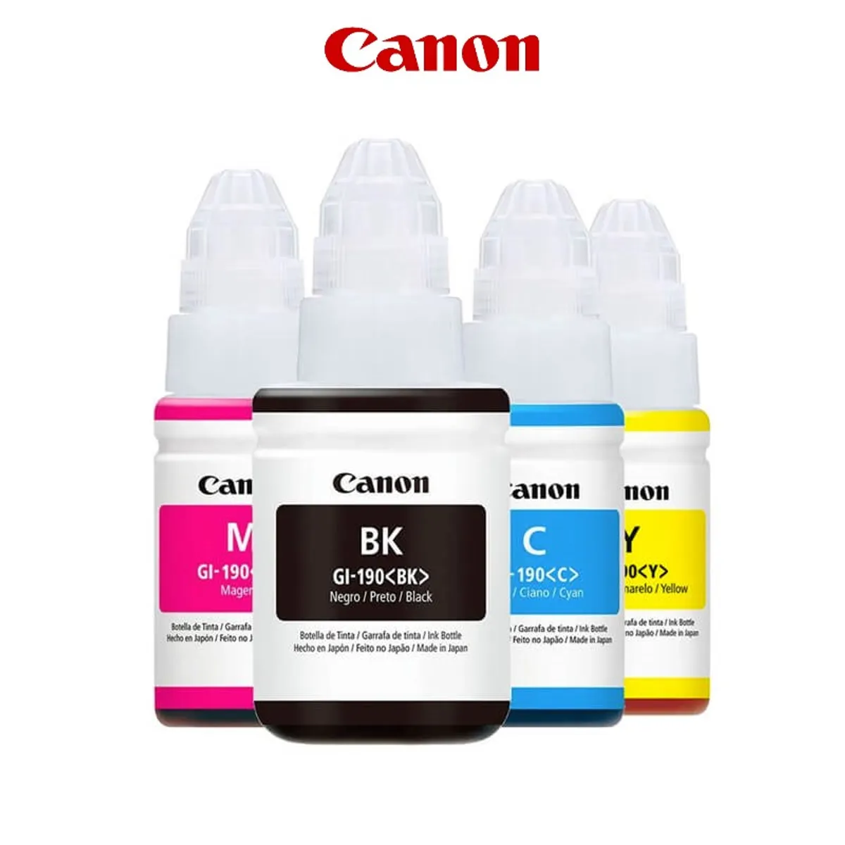 CANON - Tinta Canon GI-190 kit x4 Colores CMYBK
