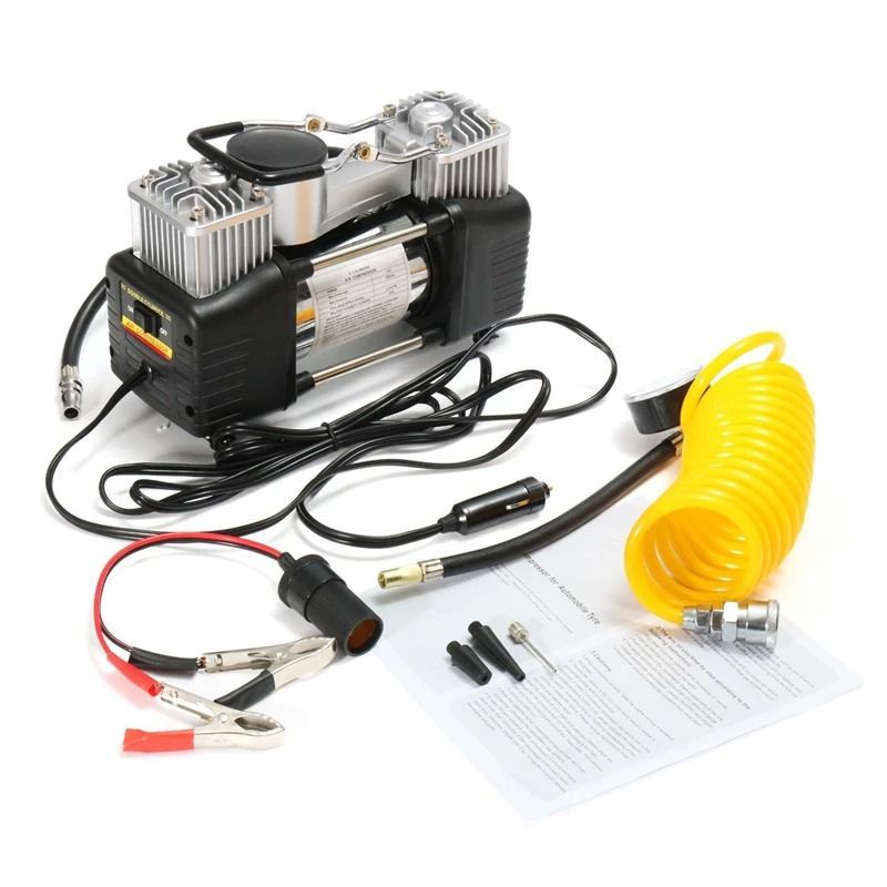 OEM - Compresor de Neumático de 12Voltios Doble Cilindro 150PSI