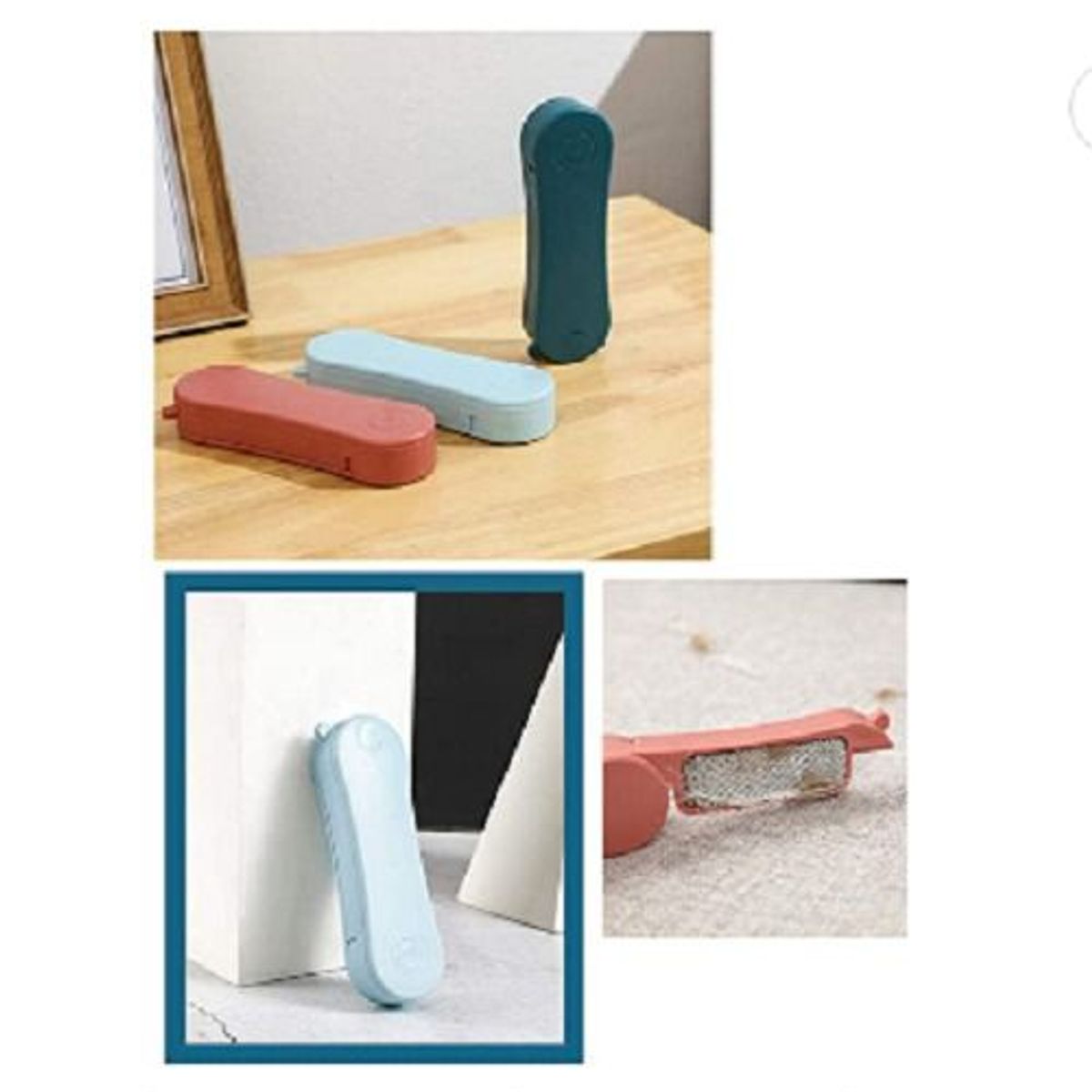 GENERICO - MINI REMOVEDOR DE PELUSAS PORTÁTIL ROJO CARNE.