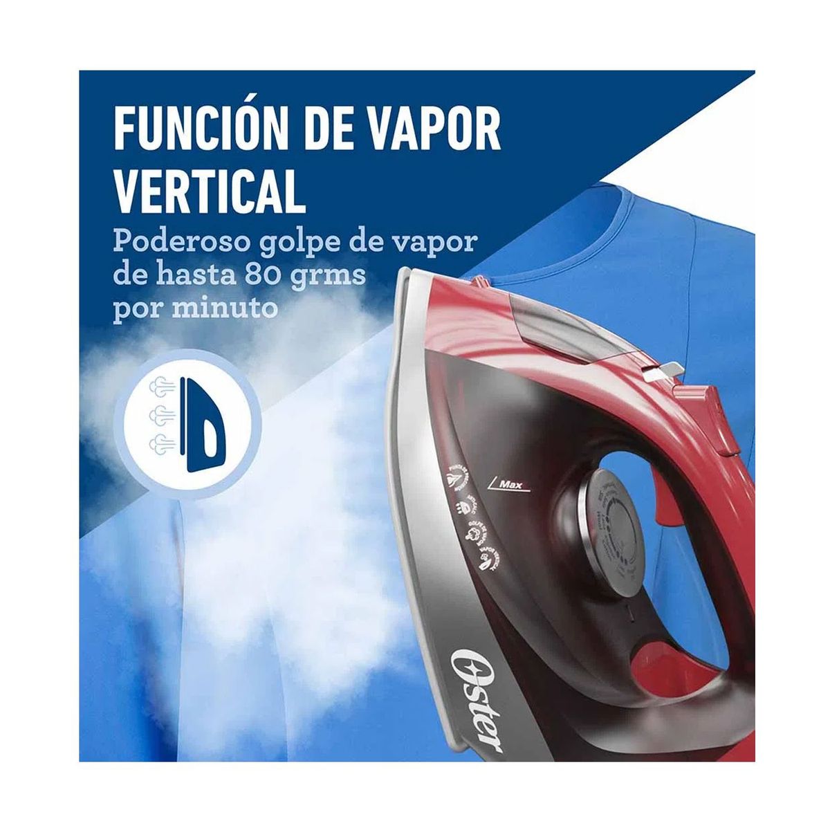 OSTER - Plancha de vapor Oster con suela de cerámica GCSTBS6051