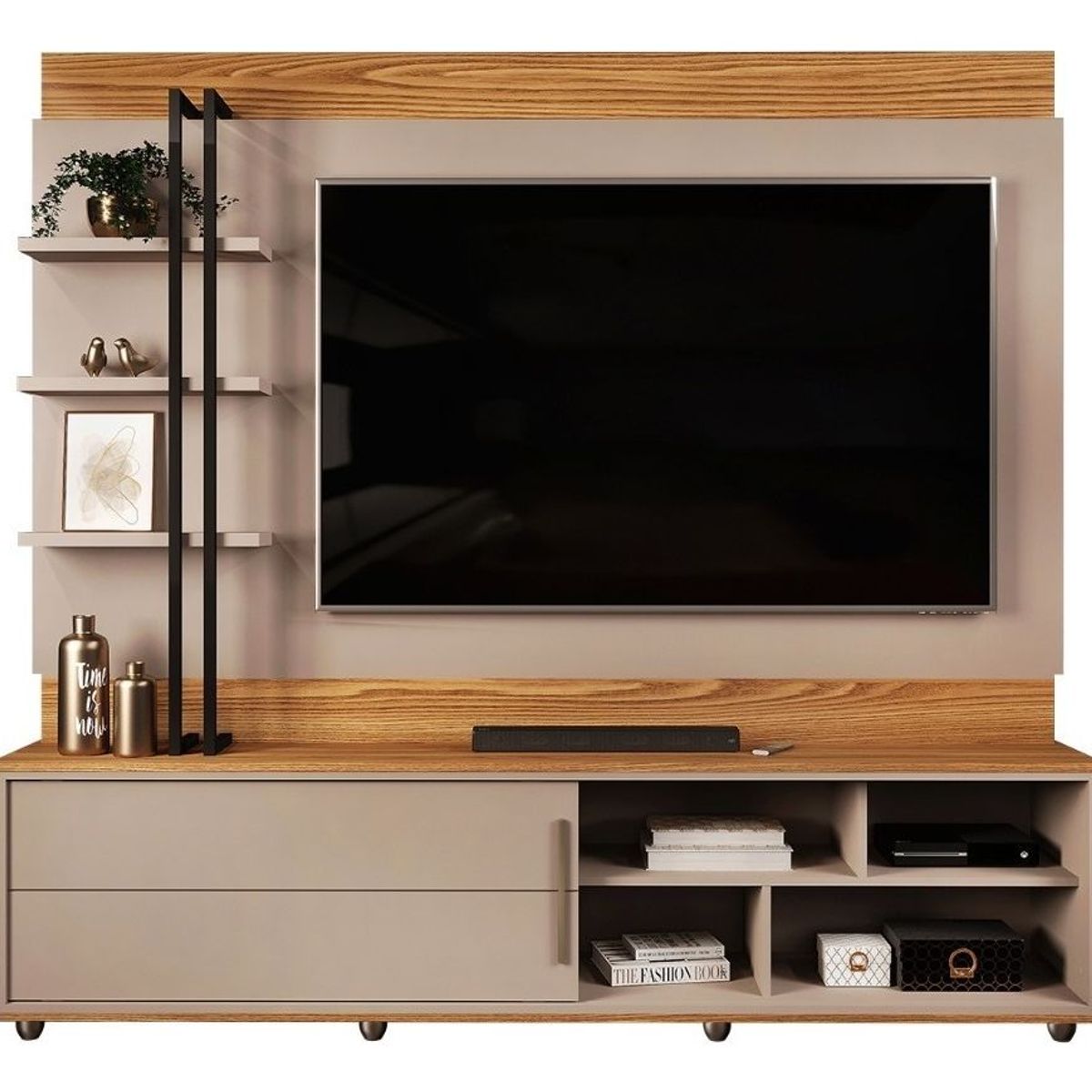 PAZART MUEBLES - Centro De Entretenimiento Panel Rio Moca 65