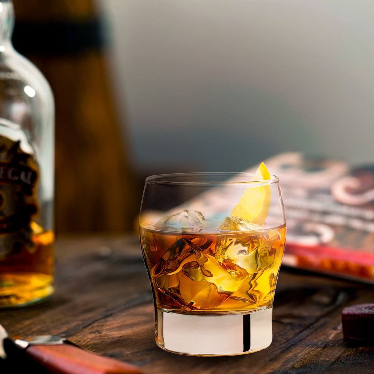 LIBBEY - Vasos de Whisky Arbor 6 Piezas 207 ml