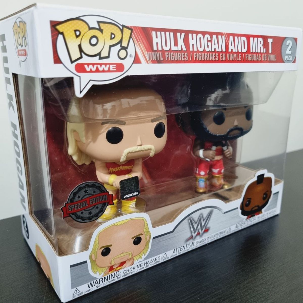 FUNKO - Funko Pop 2 Pack WWE - Hulk Hogan y MR. T Exclusivo SE