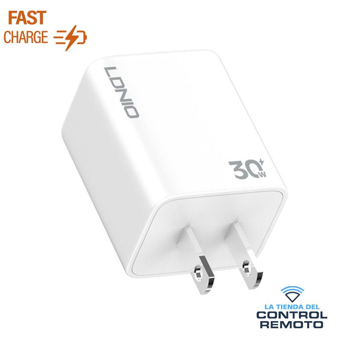 LDNIO - CARGADOR DE 30W IPHONE 12, 12 PRO, 12 PRO MAX + CABLE DE 1M