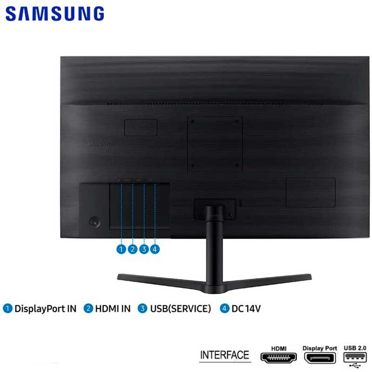SAMSUNG - Monitor Samsung LS32B300NWNXGO 32 VA Full HD 75hz AMD FreeSync