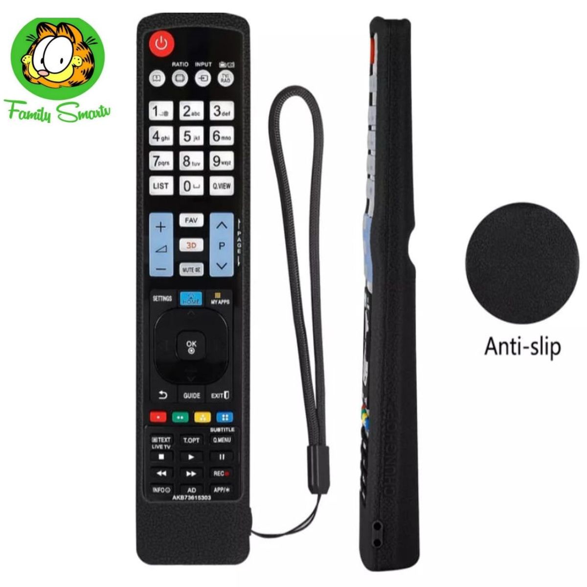 UNIVERSAL - Control remoto para lg smart tv 3D  Funda Negra