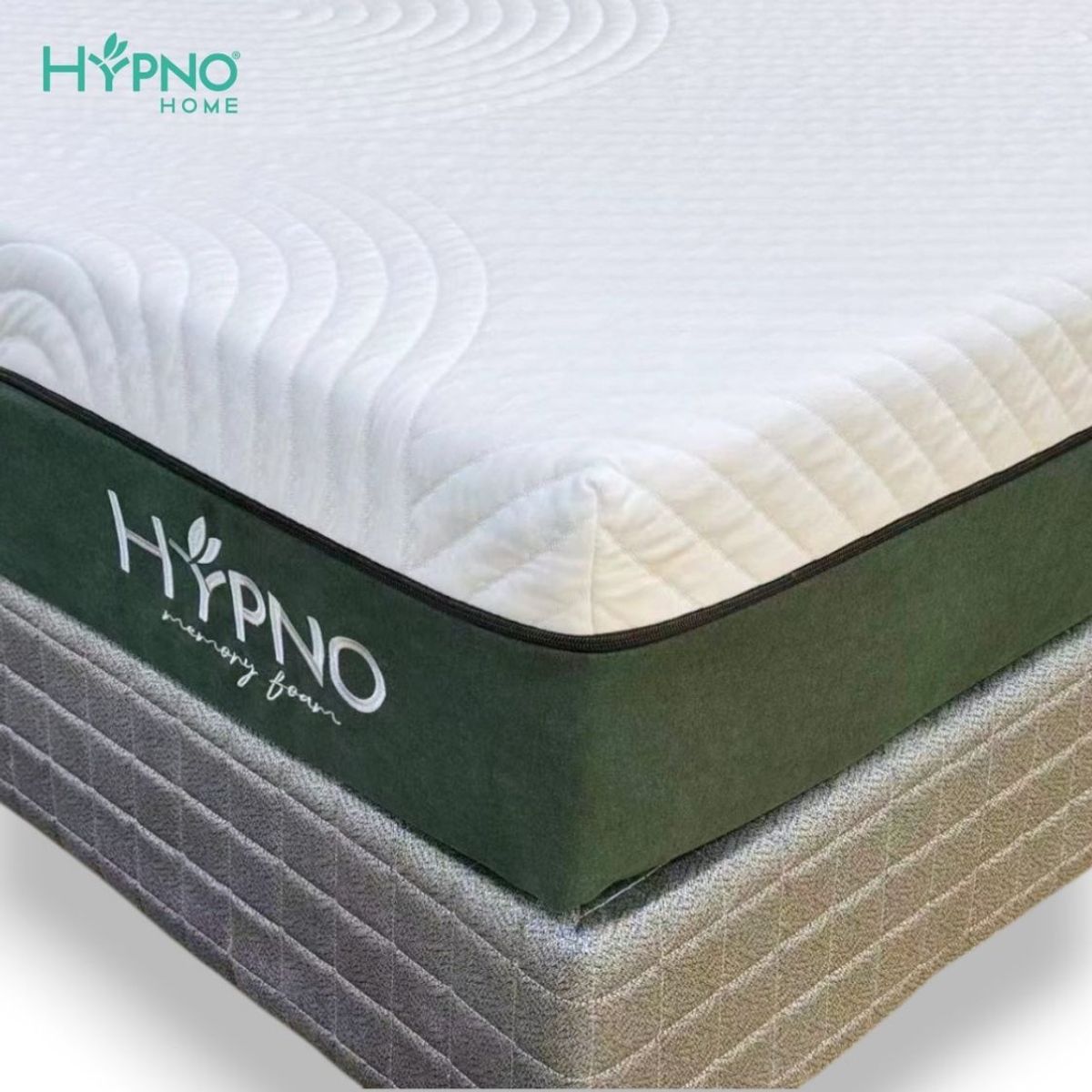 HYPNO HOME - Colchón Hypno de Memory Foam 2 Plz Con Funda Bambú
