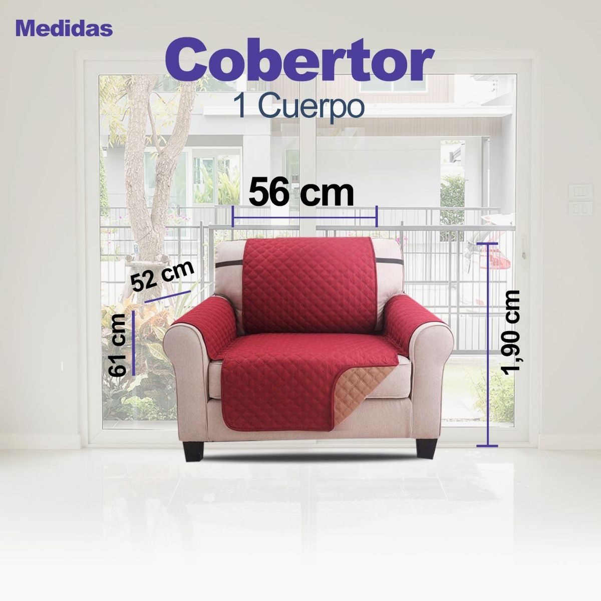 CRISAL - Cobertor de Reclinable un cuerpo