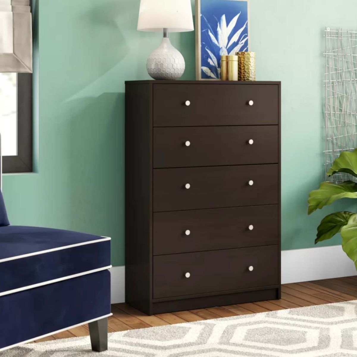 VENTITAS HOME - Cómoda Contemporánea Phitea Ventitas Home Chocolate