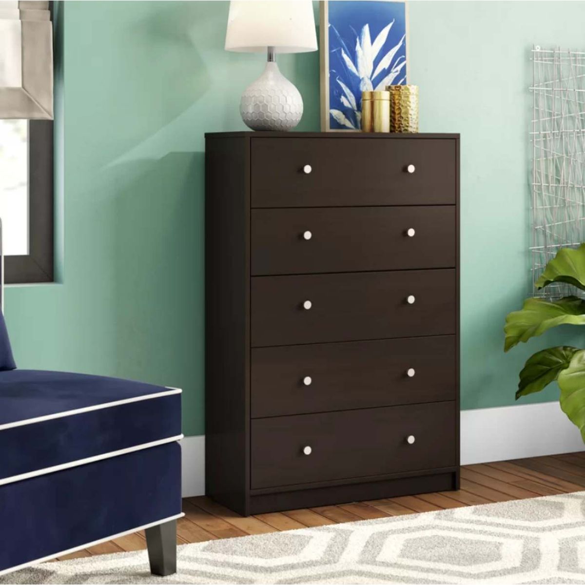 VENTITAS HOME - Cómoda Contemporánea Phitea Ventitas Home Chocolate