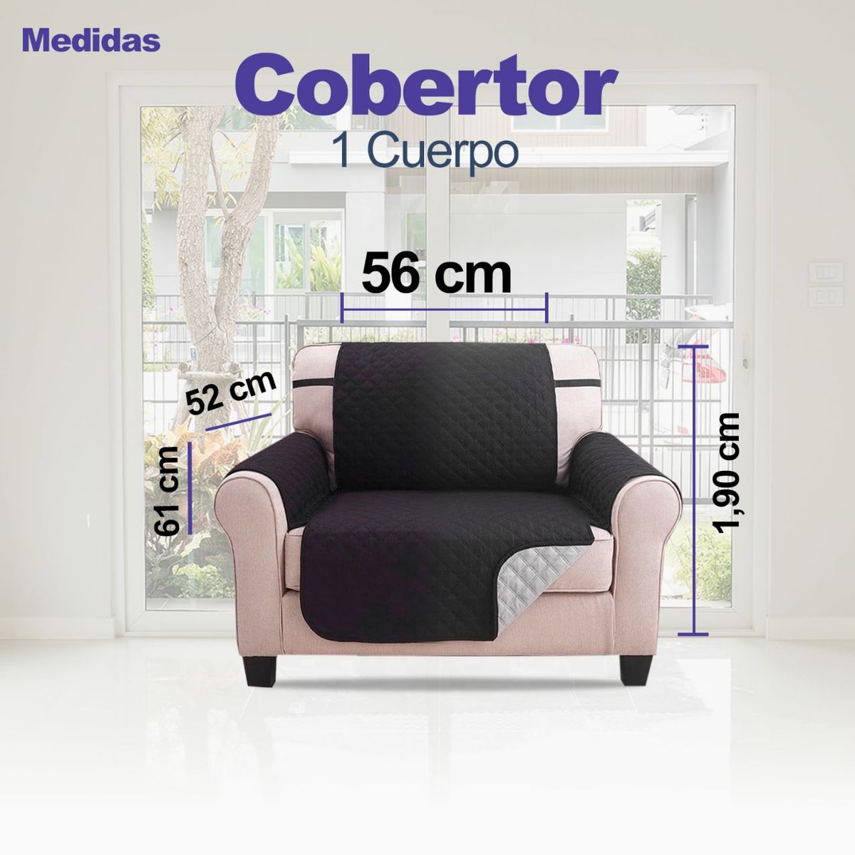 CRISAL - Cobertor de Reclinable un cuerpo
