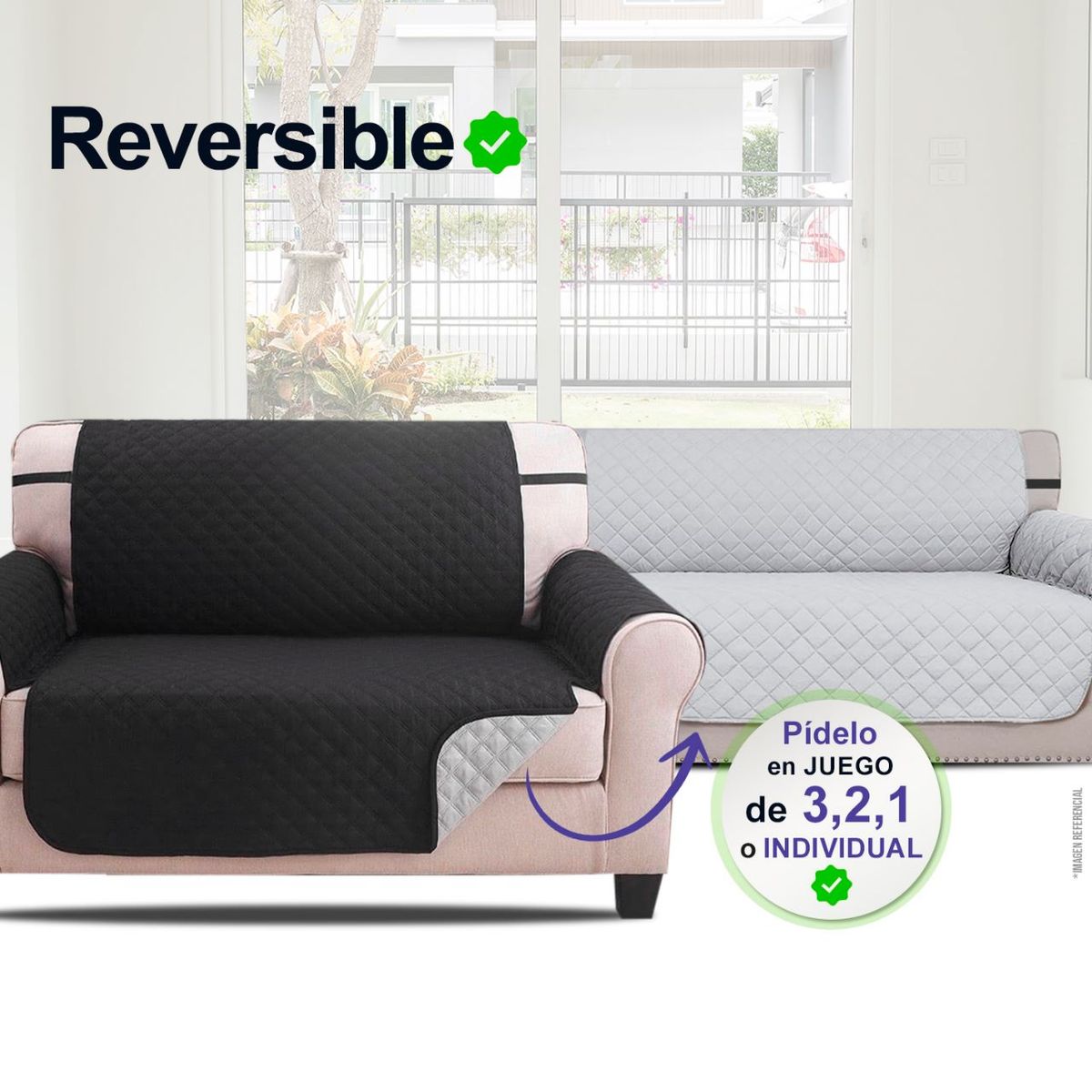 CRISAL - Cobertor de Sofa 2 cuerpos