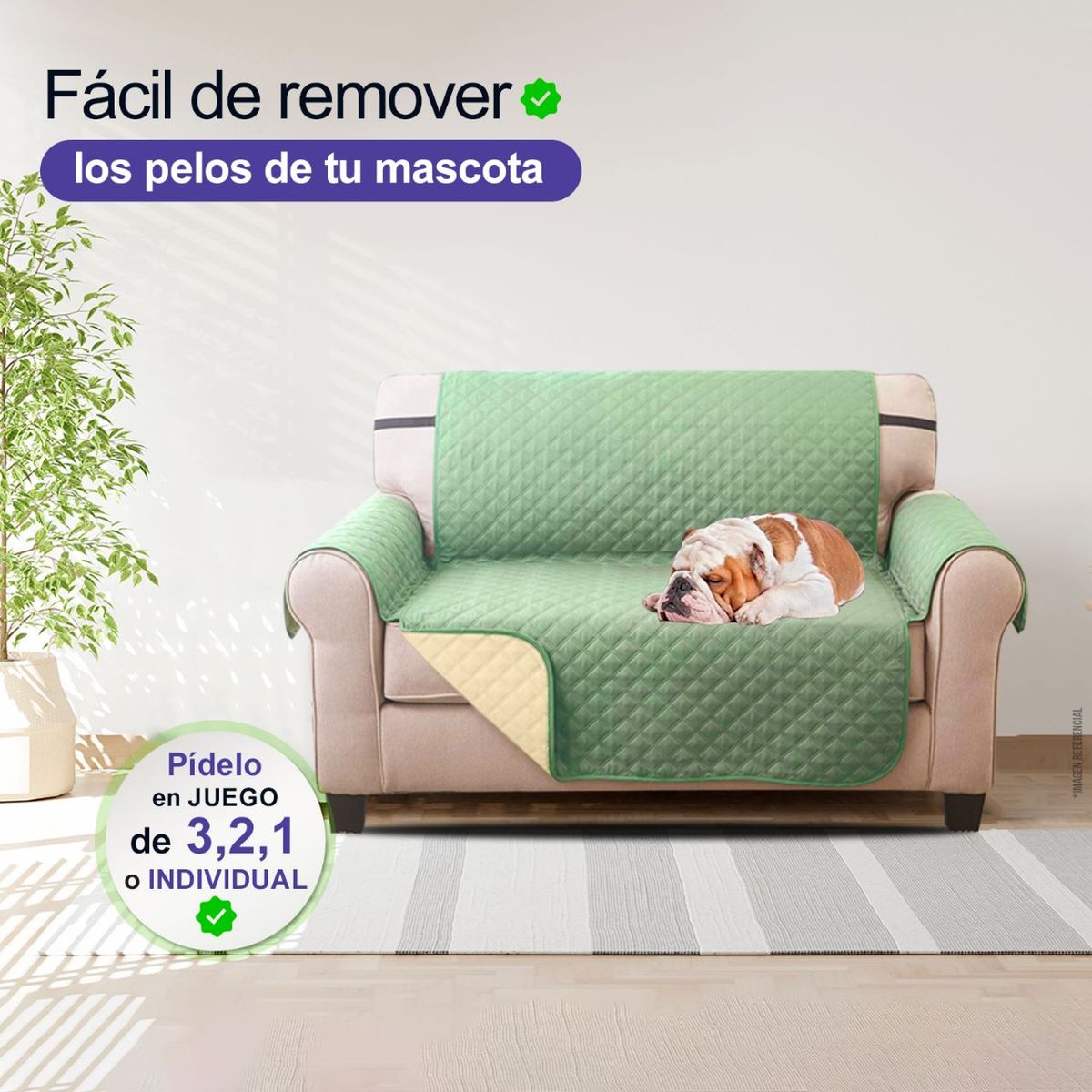 CRISAL - Cobertor de Sofa 2 cuerpos