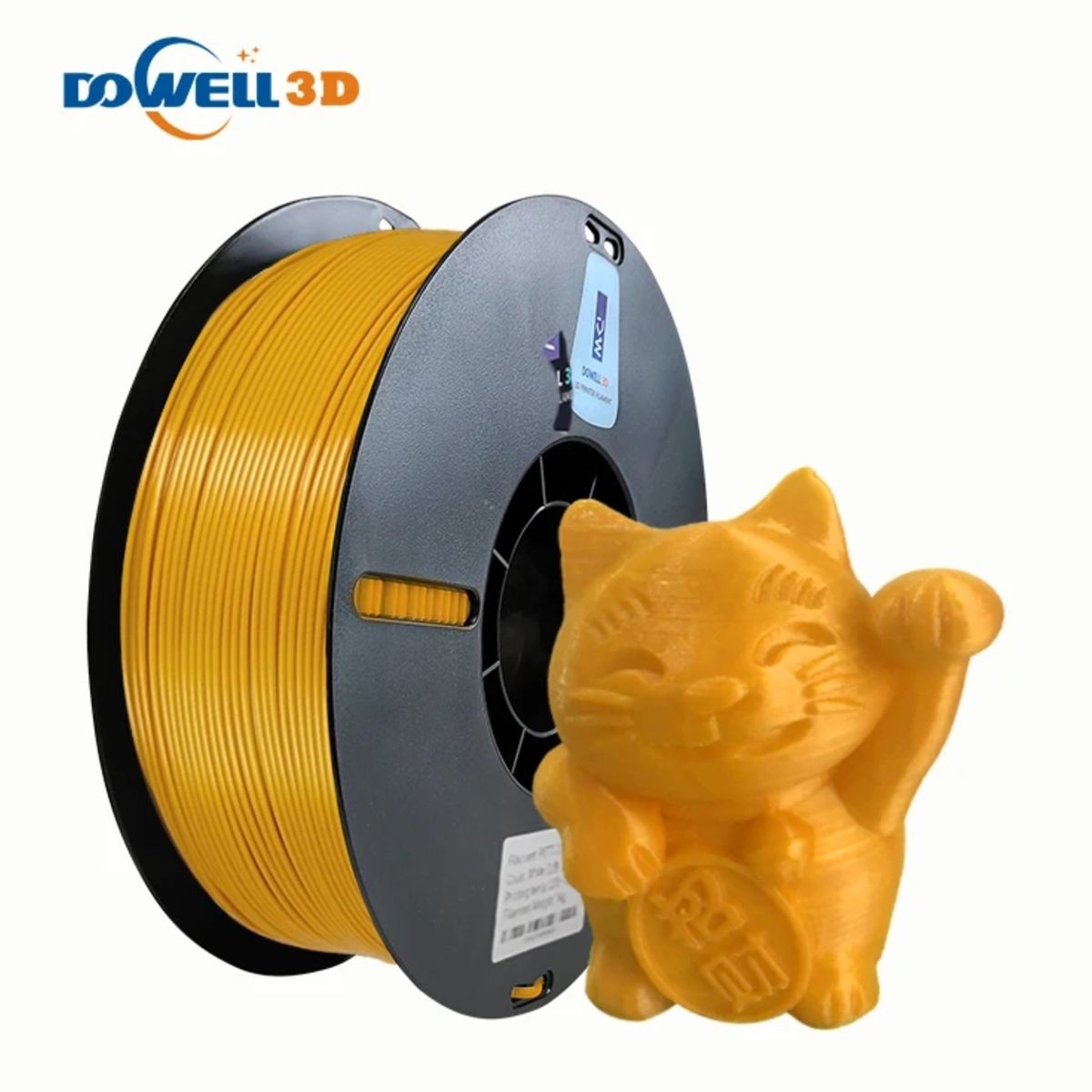DOWELL - Filamento 3D PLA DOWELL Amarillo Zinc
