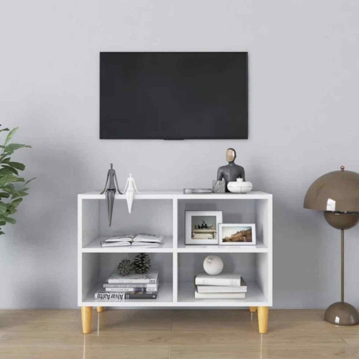 VENTITAS HOME - Mesa de Tv 75 Bobo Ventitas Home Blanco