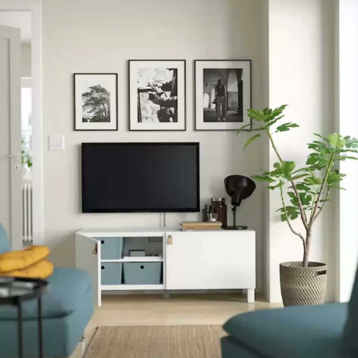 VENTITAS HOME - Mesa de Tv 75 Yakua Ventitas Home Blanco