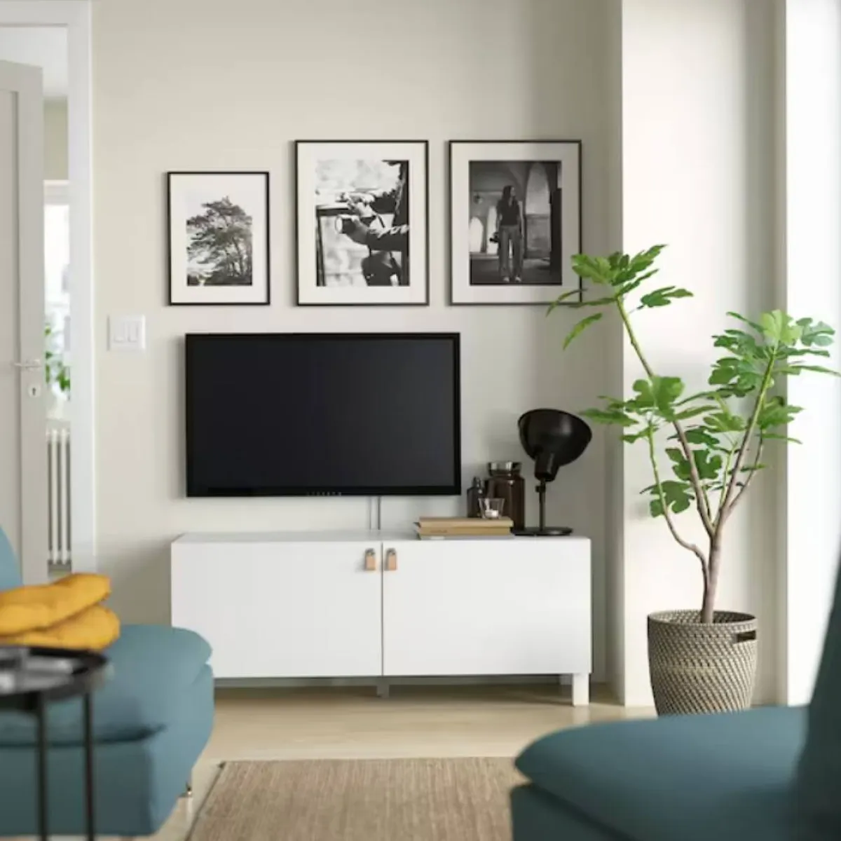 VENTITAS HOME - Mesa de Tv 75 Yakua Ventitas Home Blanco