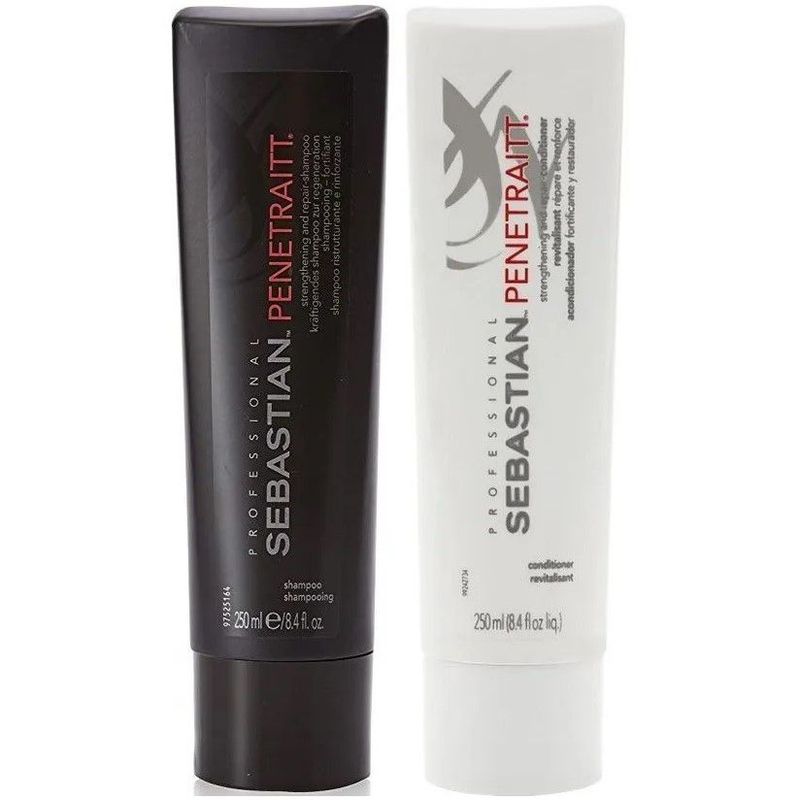 SEBASTIAN - Shampoo Reparador 250ml  Acondicionador 250ml Sebastian Penetraitt