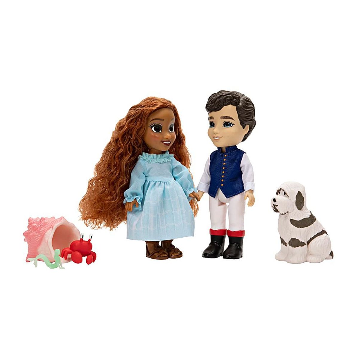 JAKKS PACIFIC - Set de Muñecos Mini Jakks Ariel y Eric La Sirenita Live Action