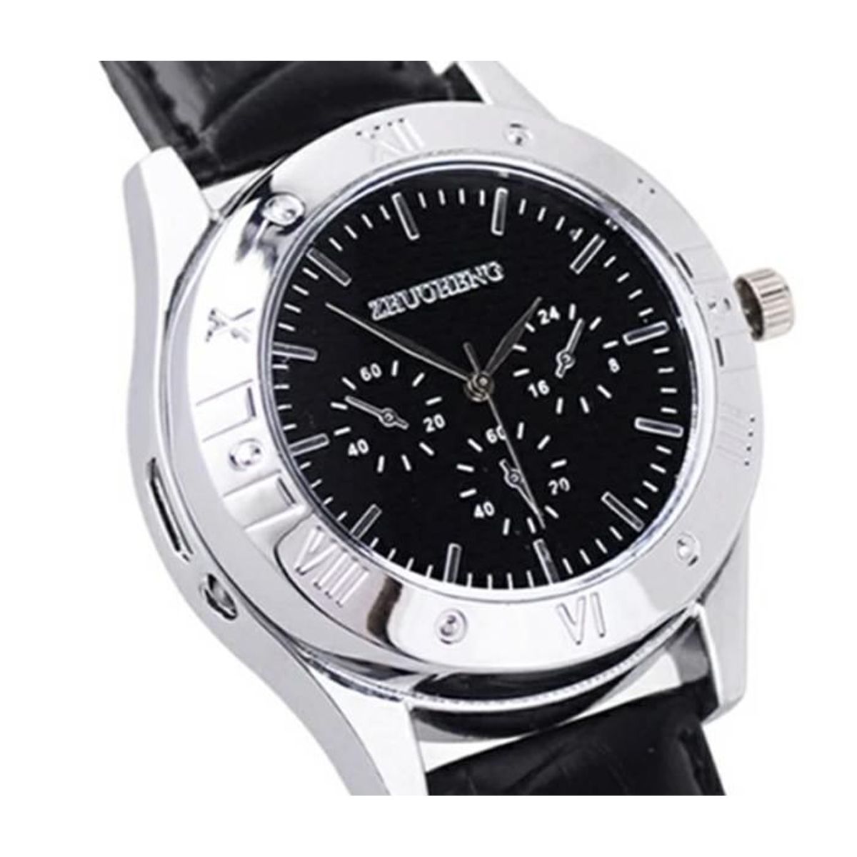 GENERICO - Reloj multifuncional con encendedor recargable para hombre