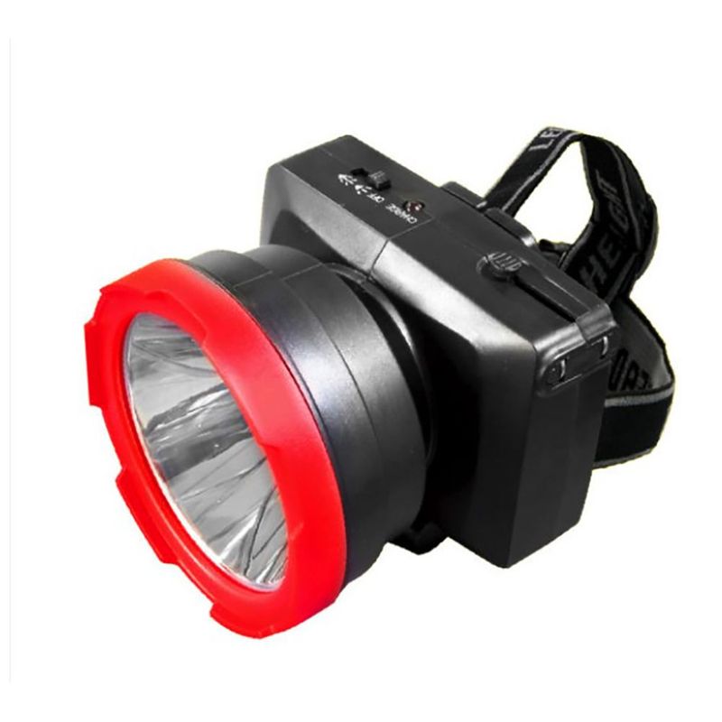 OPALUX - Linterna frontal LED recargable 3W ciclismo casco casa camping-OPALUX