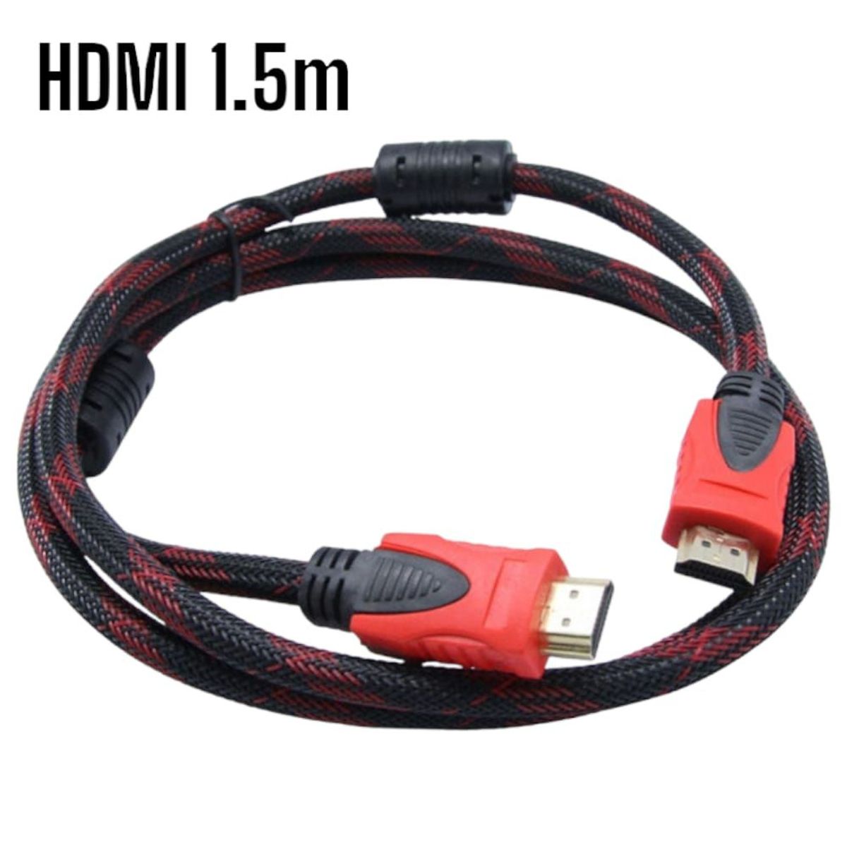 OEM - Cable HDMI-HDMI con Filtro 150cm Full HD 3D V14 Enmallado