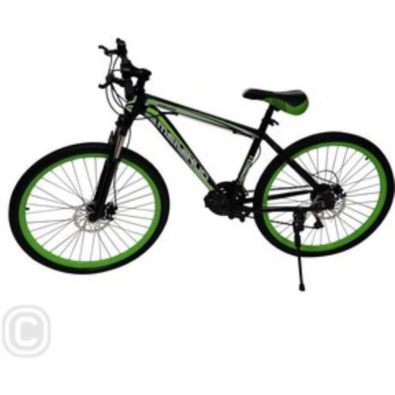 GENERICO - Bicicleta Montañera M2 Aro 26 Negro/Verde