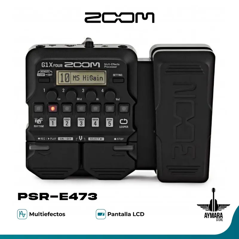 ZOOM - ZOOM G1X FOUR BK PEDAL MULTIEFECTO