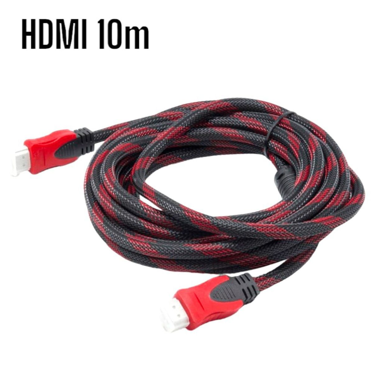 OEM - Cable HDMI-HDMI con Filtro 10m 10metros Full HD 3D V14 Enmallado