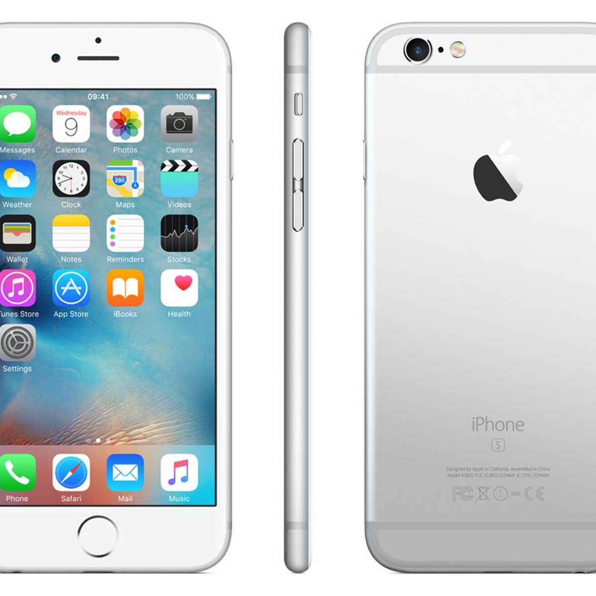 APPLE - iPhone 6s Plus 64GB Plata Bateria 100 Sin Touch ID Reacondicionado