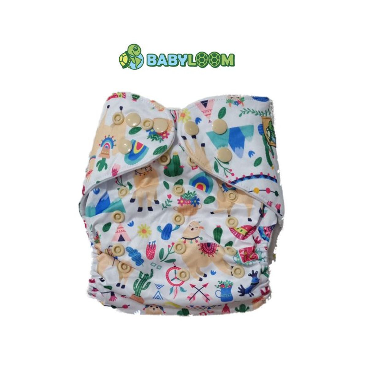 GENERICO - Pañal Ecológico de Tela Babyloom Unitalla para Bebé